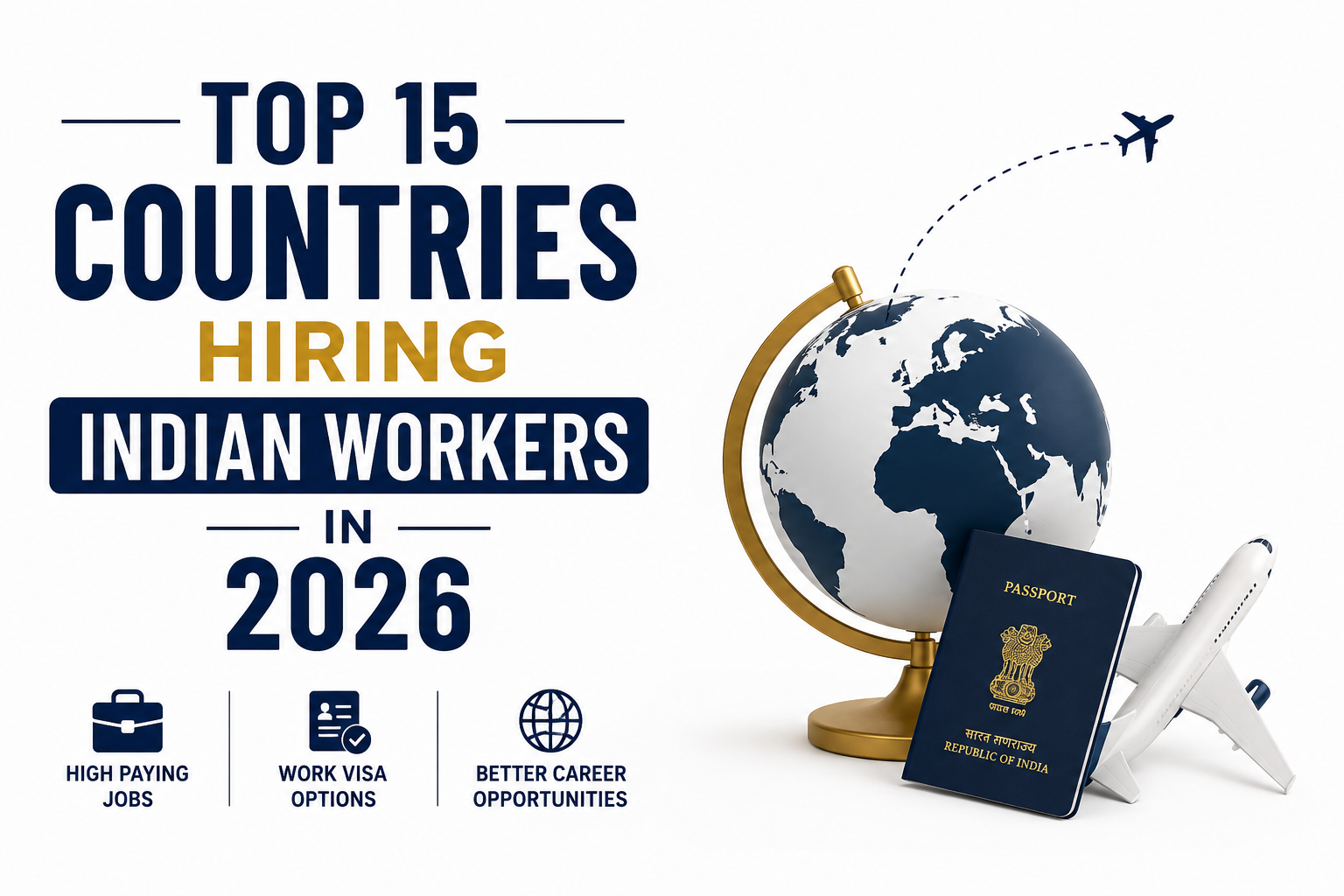 Top 15 Countries Hiring Indian Workers 2026